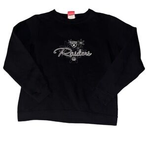 Oakland Raiders “For Her” Flowered Sweatshirt